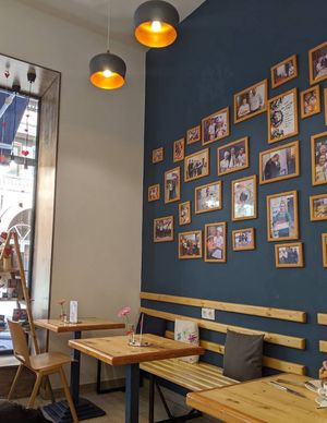 Indoor seatingg  at Aregak Bakery and Café in Shirak Province