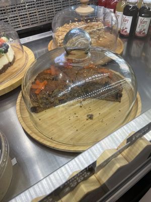 Carrot cake was said to also be vegan   at Aregak Bakery and Café in Shirak Province