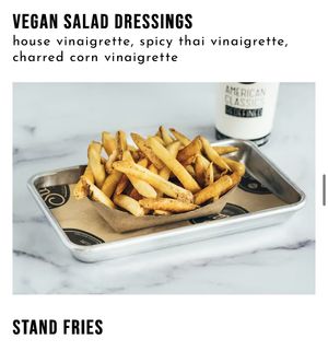 Vegan Sides  at The Stand - American Classics Redefined in Rancho Santa Margarita
