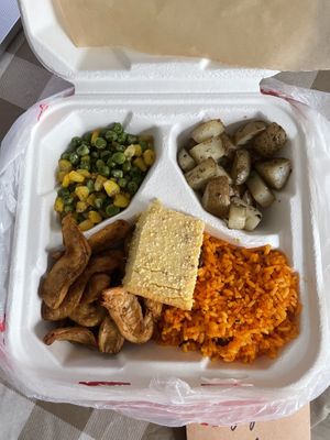 Rice n Beans plate  at Angelyn's Home Cooked Plates in Rochester