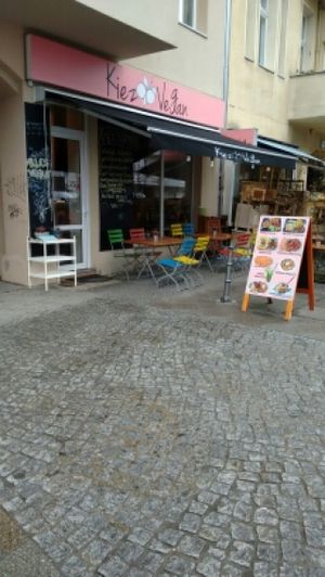 outside seating  at Kiez Vegan - Kortestrasse in Berlin