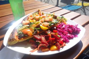 Pizza at Kiez Vegan - Kortestrasse in Berlin