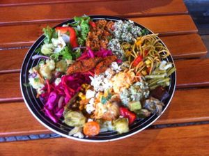 mixed plate for 2 at Kiez Vegan - Kortestrasse in Berlin