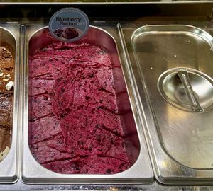 Blueberry sorbet  at Scoop  in Phnom Penh