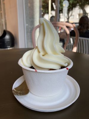 Soy yogurt  at Leggenda - Rothschild in Tel Aviv