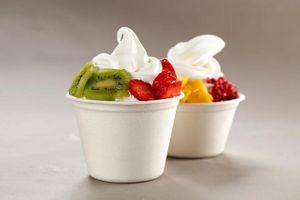 Soy frozen treat at Leggenda - Rothschild in Tel Aviv