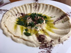 hummus  at Malak in Santiago De Compostela