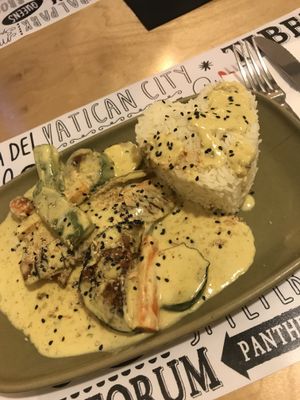 Vegetable curry at Malak in Santiago De Compostela