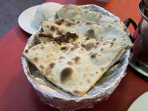 Naan bread, 50 baht  at Royal Restaurant in Hua Hin