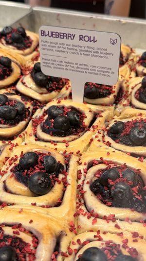 Blueberry rolls   at Cinnamood Lisbon in Lisbon