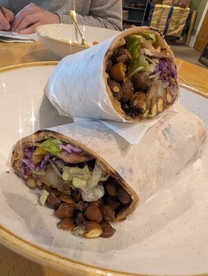Paratha wrap at Mountain Momo in Edinburgh