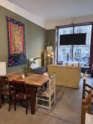 Inside   at Mountain Momo in Edinburgh