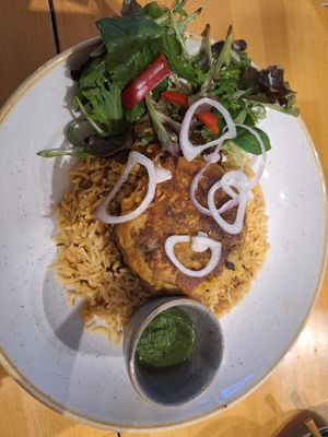 Chickpea pulao at Mountain Momo in Edinburgh