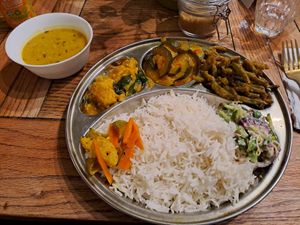 Nepalese Thali at Mountain Momo in Edinburgh