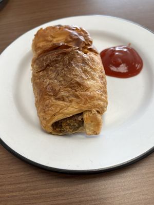 Sausage roll   at Cherry Darlings Bakehouse in Adelaide