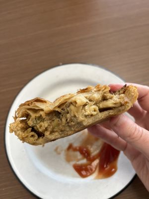 Mac and cheese pie   at Cherry Darlings Bakehouse in Adelaide