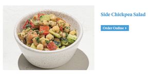 Chickpea Salad  at Luna Grill in Buena Park