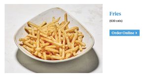 Fries  at Luna Grill in San Diego