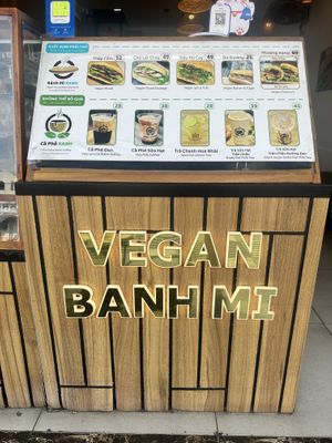 Menu  at Bánh Mì XANH - Bánh Mì Chay in Thanh Pho Ho Chi Minh