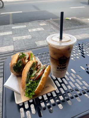 Nut milk coffee at Bánh Mì XANH - Bánh Mì Chay in Thanh Pho Ho Chi Minh