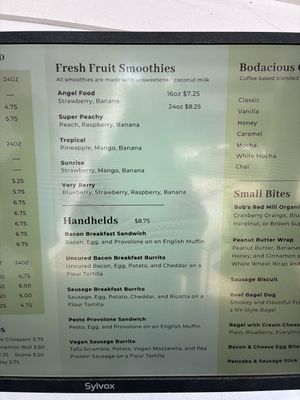 Menu   at Brew Thru in Pensacola