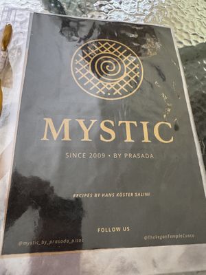 Menu  at Mystic by Prasada Pisac in Cuzco