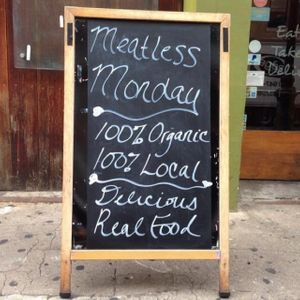 meatless Monday 100% vegan at GustOrganics in New York City