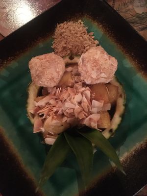 postre vegano at Pad Thai in Santiago