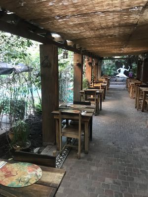 Outside area at Pad Thai in Santiago