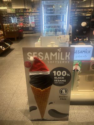 Items  at Sesamilk Gelateria in Bangkok