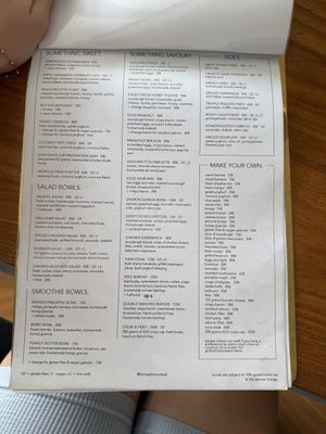 Menu april 2025  at Honey, in Kabupaten Badung