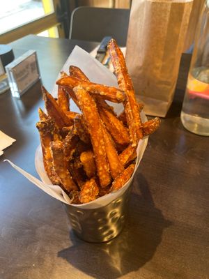 Sweet potato fries at Bareburger - Upper East Side in New York