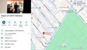  at Sloppy Jo's Deli & Takeaway in Copenhagen