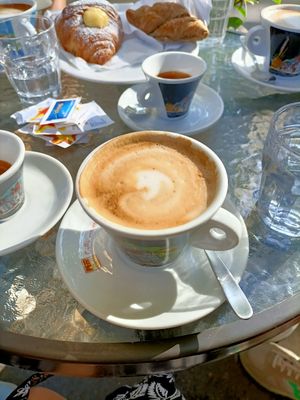 Cappuccino di soia at Caffe Trastevere in Rome