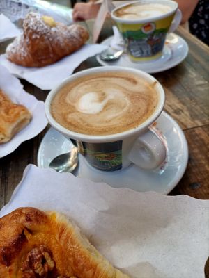Cappuccino di soia at Caffe Trastevere in Rome