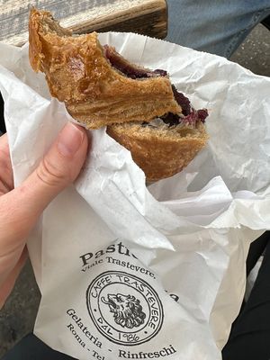   at Caffe Trastevere in Rome