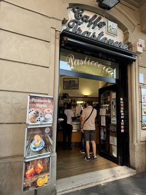   at Caffe Trastevere in Rome