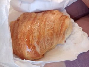 Vegan crosisannt at Caffe Trastevere in Rome
