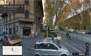 Caffè Trastevere: vegan brioches and donuts, soy milk cappuccino at Caffe Trastevere in Rome