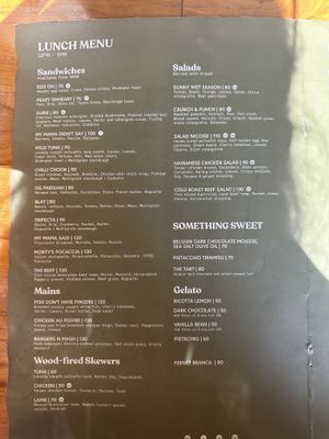 Lunch menu   at Artisan - Bingin in Pecatu