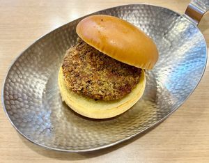 Lentil burger  at Bob's Fish & Chips in دبي