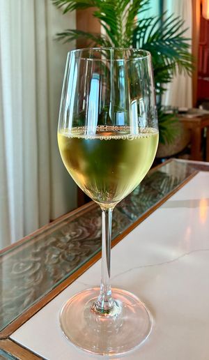 Vegan wine  at Thiptara in Dubai