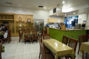 Inside view at Waterdrop Tea House in Jenjarom