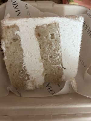 I loved the frosting on this cake, and I am picky about frosting!  at Matcha Bar - Legaspi Village in Metro Manila