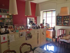 Vegan sweets “ask for the cheesecake" at InFusion in Genoa