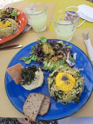 Delicious lunch menu :) at InFusion in Genoa