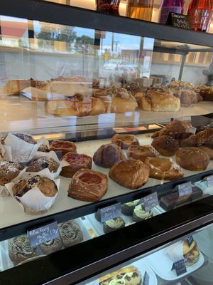 Loads of delish vegan bakery items   at Avodi Vegetarian & Cafe in Auckland