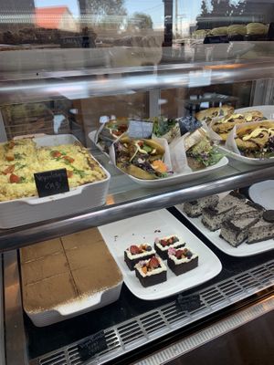 Vegan Tiramisu and lasagne! And lots of sandwiches   at Avodi Vegetarian & Cafe in Auckland