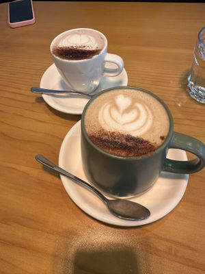 Hot cocoa & mocha  at Avodi Vegetarian & Cafe in Auckland