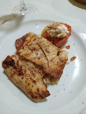 Crèpe de seitán at L'Union in Leon